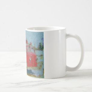 Mug vieux camion de pompiers de wawa par le cerf