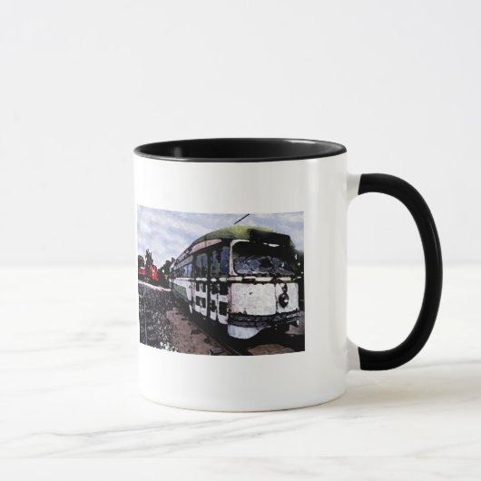 Mug Vieux chariot vert (Droite)