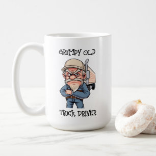 Mug Vieux conducteur de camion grincheux
