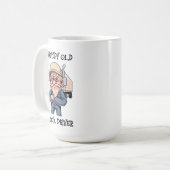 Mug Vieux conducteur de camion grincheux (Devant gauche)