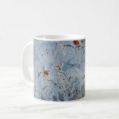 Mug Vieux corrode de tôle bleu fer (Devant gauche)