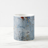 Mug Vieux corrode de tôle bleu fer (Centre)