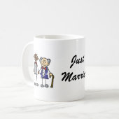 Mug Vieux couples gais interraciaux (Devant gauche)