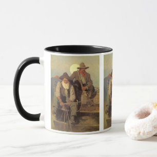 Mug Vieux Cowboys, The Pay Stage par NC Wyeth