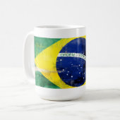 Mug Vieux drapeau du Brésil (Devant gauche)