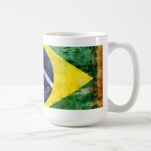 Mug Vieux drapeau du Brésil (Droite)