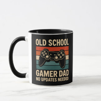 Mug Vieux Gamer Papa Retro Contrôleur