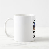 Mug Vieux homme avec Trombone Funny, papa cadeau (Gauche)