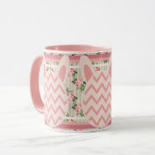 Mug Vieux lapin rose de Pâques (Devant gauche)