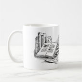 Mug Vieux livre drawing|| juste un plus de chapitre (Gauche)