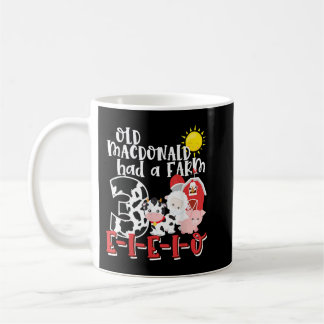 Mug Vieux MacDonald Ferme 3e anniversaire 3 ans Annive