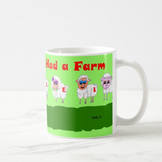 Mug Vieux McDonald a eu une ferme (Droite)