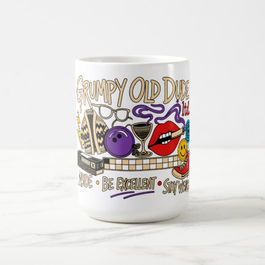 Mug Vieux Mec de la Génération X V.2 (Centre)