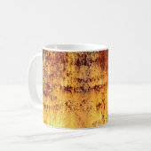 Mug Vieux métal rouille arrière - plan et texture, mét (Devant gauche)