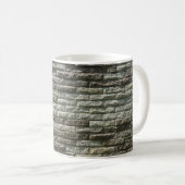 Mug Vieux mur de briques : Texture dénudée (Devant droit)
