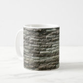 Mug Vieux mur de briques : Texture dénudée (Devant gauche)