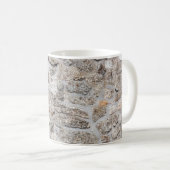 Mug Vieux mur de pierre à la forteresse belgrade, belg (Devant droit)