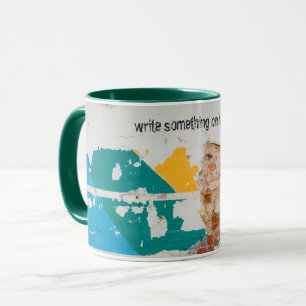 Mug Vieux mur peint avec graffiti