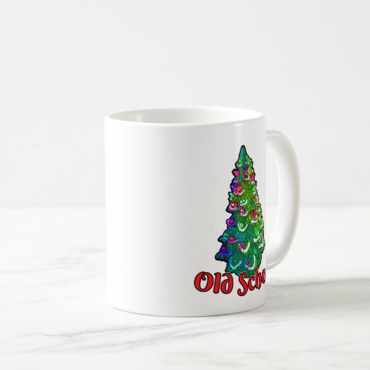 Mug Vieux Noël Ceramic Fun Tree Dit (Devant droit)