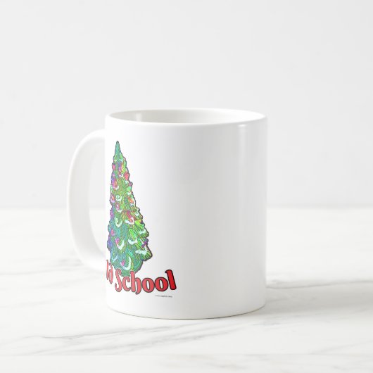 Mug Vieux Noël Ceramic Fun Tree Dit (Devant gauche)