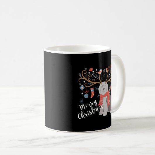 Mug Vieux Noël de Sheepdog (Devant droit)