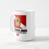 Mug Vieux plongeur scolaire (Devant gauche)