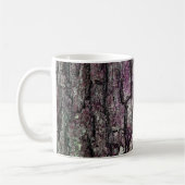 Mug Vieux pourpre d'écorce de pin de nature (Gauche)