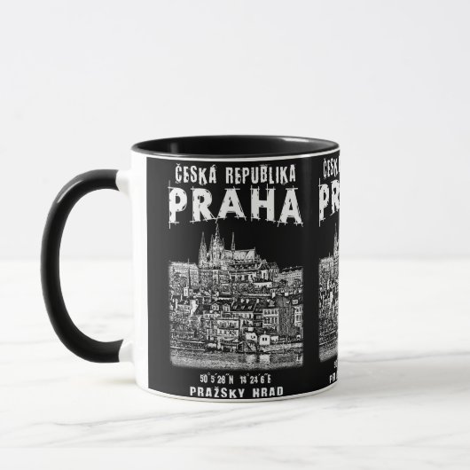 Mug Vieux Prague (Praha). République tchèque. (Gauche)