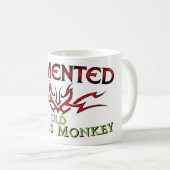 Mug Vieux singe dément de cirque (Devant droit)