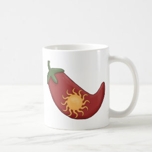 Mug Vieux !  Sun a bourré le poivre de piment rouge -