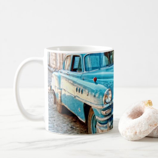 Mug Vieux tacot - Cuba (Avec donut)