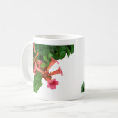 Mug Vigne de trompette rouge (Devant gauche)