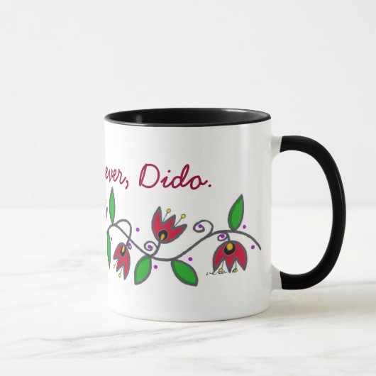 Mug Vigne d'éternité - aimez-vous pour toujours, Dido (Droite)