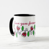 Mug Vigne d'éternité - aimez-vous pour toujours, Dido (Devant gauche)