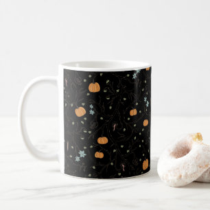 Mug Vigne effrayante pour Halloween Noir