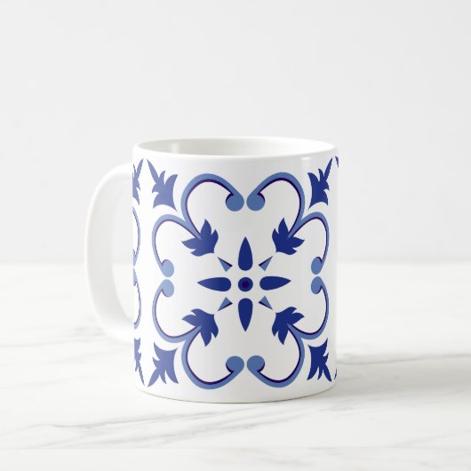 Mug Vigne foetale Indigo (Devant gauche)