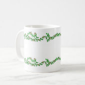 Mug Vignes Et Fleurs Minuscules (Devant gauche)