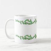 Mug Vignes Et Fleurs Minuscules (Gauche)