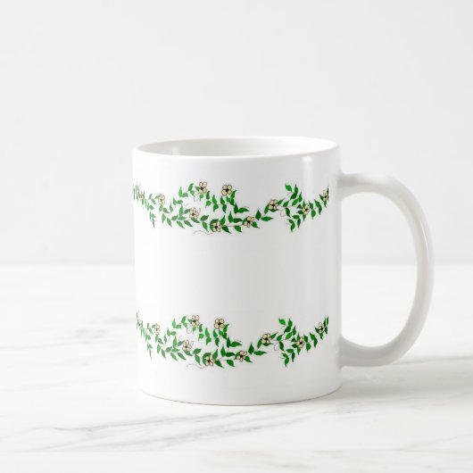 Mug Vignes Et Fleurs Minuscules (Droite)