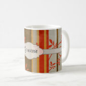 Mug Vignes et rayures d'automne (Devant droit)