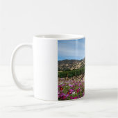 Mug Vignoble Napa Valley Avec Fleurs Cosmos (Gauche)