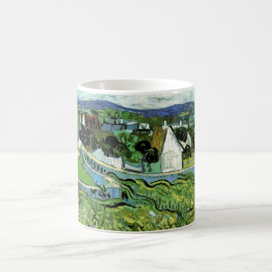 Mug Vignobles avec vue sur Auvers par Vincent van Gogh (Centre)