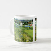 Mug Vignobles avec vue sur Auvers par Vincent van Gogh (Devant gauche)