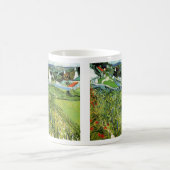 Mug Vignobles avec vue sur Auvers par Vincent van Gogh (Centre)