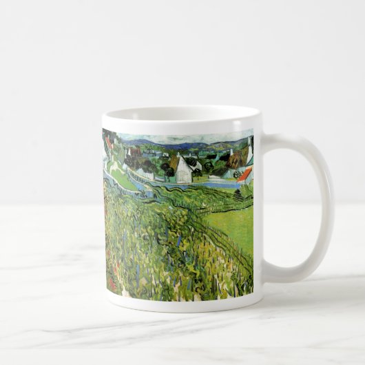 Mug Vignobles avec vue sur Auvers par Vincent van Gogh (Droite)