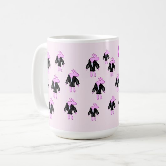 Mug Vigueur rose lapin (Devant gauche)