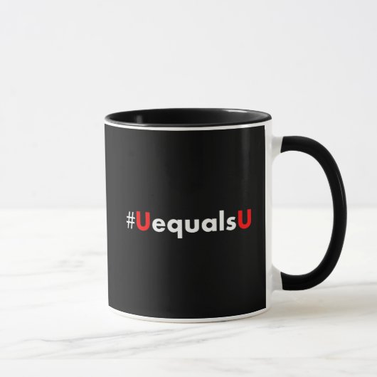 Mug VIH non détectable égale non transmettable - Minim (Droite)