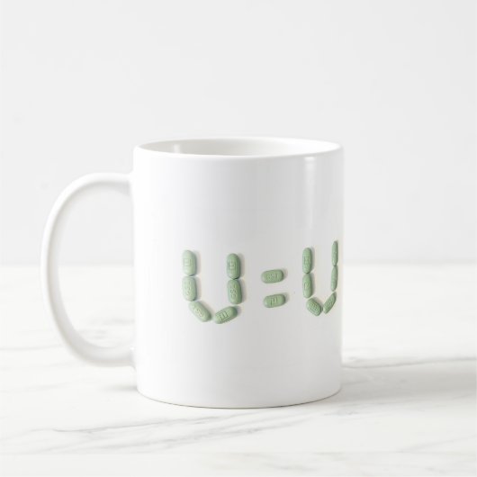 Mug VIH - U=U (non détectable = non transmettable) (Gauche)