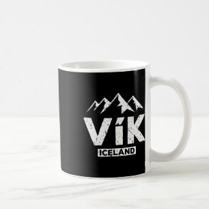 Mug Vik Islande Islandais Pride Plages de sable noir G