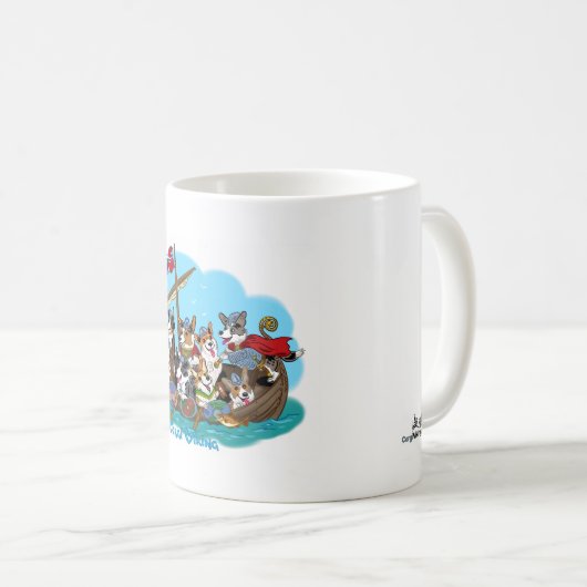 Mug Viking Corgis (Devant droit)